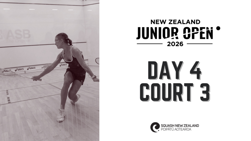 NZ Junior Open | Day 4 | Court 3