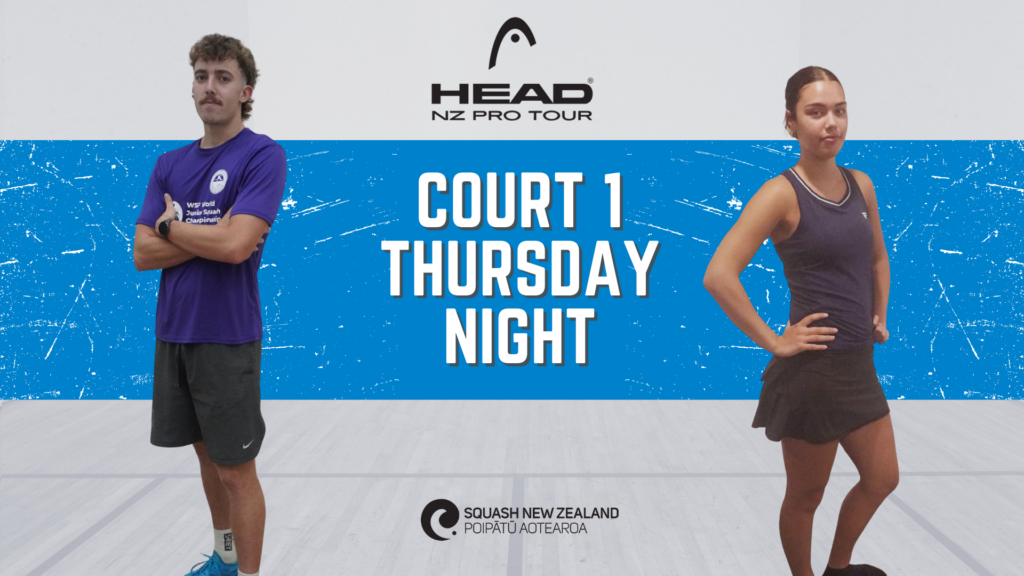 Head Pro Tour | Te Puke Open | Court 1 | Kashif Shuja vs Vihan Chathury