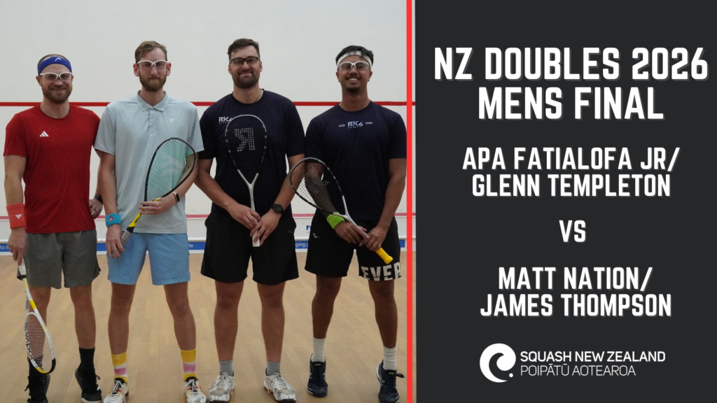 NZ Doubles 2026 – Mens Open Final