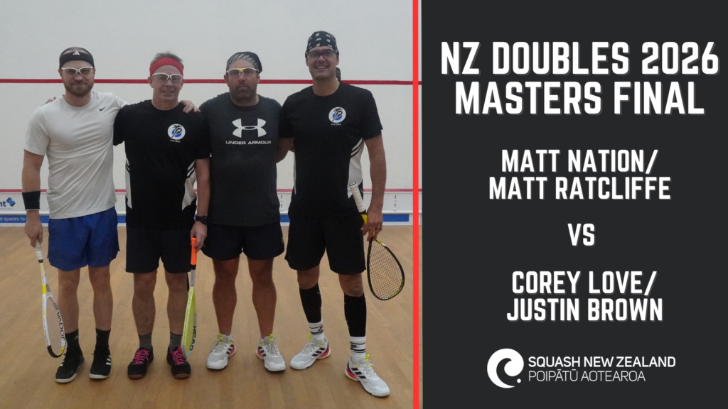 NZ Doubles 2026 – Mens Masters 35+ Final